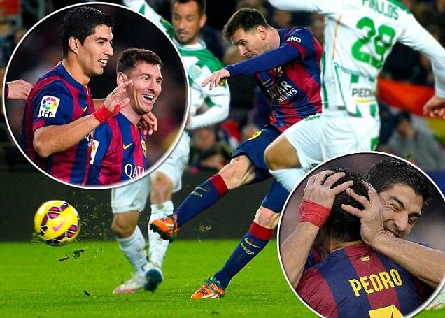 Luis Suarez Ceploskan Gol Pertama untuk Barca 
